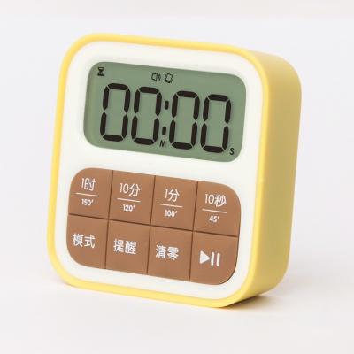 China Factory Direct Sale Cube Fruit Timer Desk-Mounted Fashion Table Clock For Bedroom for sale