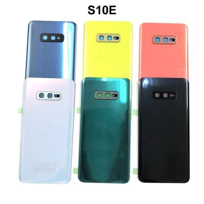 China Mobile Phone Repair Service Back Cover For Samsung Galaxy S10 G9730 S10+ plus G9750 S10e G970 Glass Housing Battery Door Case Back Repair Replacement for sale