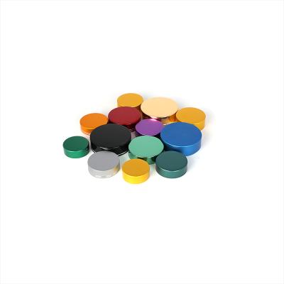 China Non Spill Hot Sale 38/41/45/53 Aluminum Plastic Lids Capsules Closures For Capsule Bottle for sale