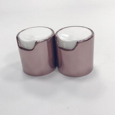 China Non Spill Aluminum And Plastic Shampoo Caps for sale