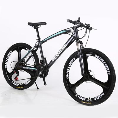 China 26 Inch Suspension Fork Carbon Steel Frame Mountain Bike / One Wheels Men Downhill MTB Good Quality for sale