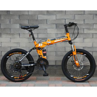 China Steel folding bicycle mountain bike 20/21 speed 7 inch bike folding bicycles/kids mountainbike carbon steel fold frame for sale