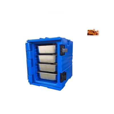 China Customized Color Pan Carrier Transport Box for Fast Food Hot Food and Vegetable Salad for sale