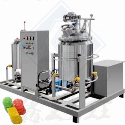 China Línea de producción de dulces duros Máquina semiautomática para hacer dulces de caramelo para dulces de jalea en venta