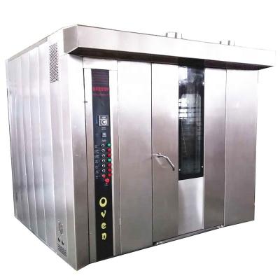 China Industrial Bakery Oven Large Bakery Equipment 32 Trays Diesel Oil Rotary Oatmeal 600*400mm for sale