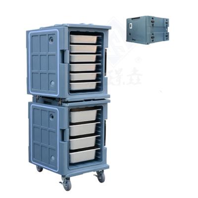 China Insulated Front Loading Food Pan Carriers for Fast Food Catering and LLDPE Material for sale