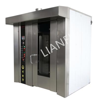 China 32 Tray Commerciële bakkerijen Rotatieoven/Diesel elektrische gasmachines voor bakoven Te koop