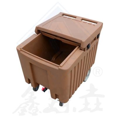 China 2023 Rotomolding Plastic Ice Collecting Trolley Easy to Clean and Perfect for Storage for sale