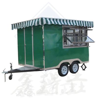 Cina Negozio di alimenti carrello di vendita di alimenti per strada all'aperto con BBQ Fumatore Fully Boba Tea Food Truck in vendita