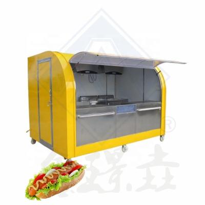 China 200 Set Capacity Food Cart for Snacks Customized Color and Kitchen Equipment for sale