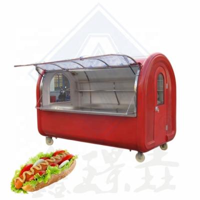 China Modern Food Cart Design for Mobile Motorcycle Hot Dog Food Catering Carts for sale