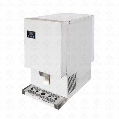 China 80kg/Day Automatic Control System Double Mini Dispenser Water Machine with Ice Maker for sale