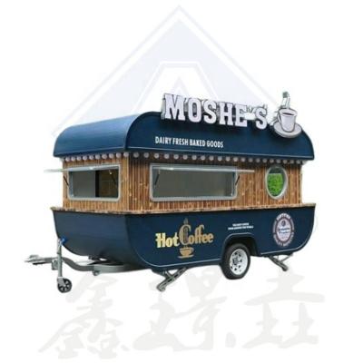 China Mobile Food Luxury Coffee Trailer with Full Kitchen Equipment and Customized Equipments for sale