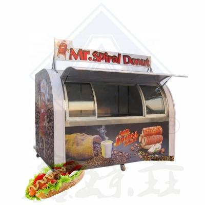 China 700kg Kitchen Cart Food Truck Equipment for Food Beverage Shops Concession Food Trailer for sale