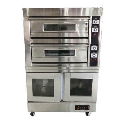 China Forno Elétrico de Forno de Pizza 2 Decks 6 bandejas para Restaurante 220V/380V Forno de Forno de Pão a Gás à venda