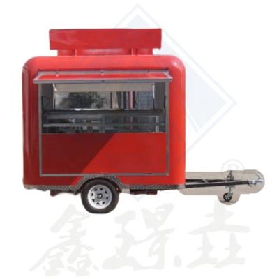 China 200set Capacity Food Shop Mobile Trailer Truck for Ice Cream Street Food Shawarma Machine for sale