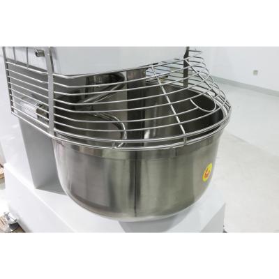 China Water-Based Industrial 200L Bread Flour Mixer Machine 50Kg 100Kg Spiral Dough Mixer for sale