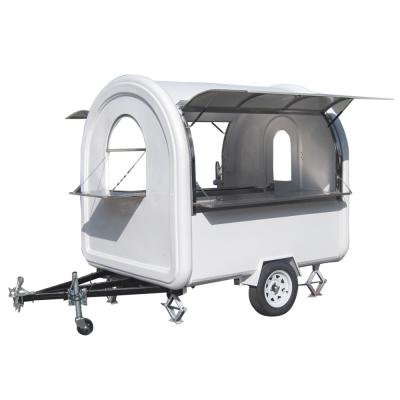 China 3m Food Service Cart/Fast Food Trailer/Mobile Rounder Food Truck Easy to and Maintain for sale