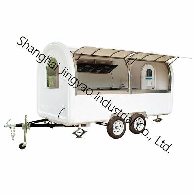 China Outdoor Mobile Food Cart Concession Trailer for Soft Serve Ice Cream Cream Machine for sale