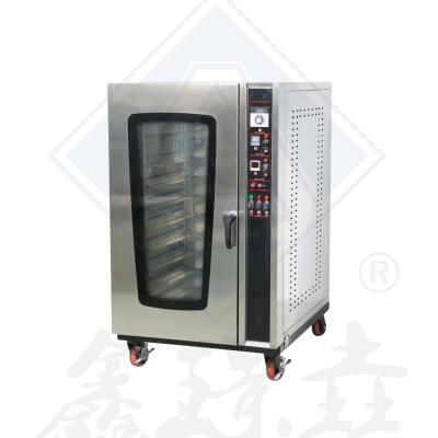 China 10 bakken Elektrische warmluchtsteker Convectieoven voor bakapparatuur voor de voedingsindustrie Te koop