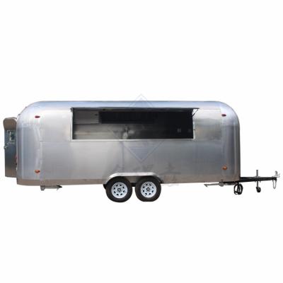 Cina 2021 Design Outdoor Concession BBQ Food Trailer con design chiuso velocemente e barra di traino in vendita