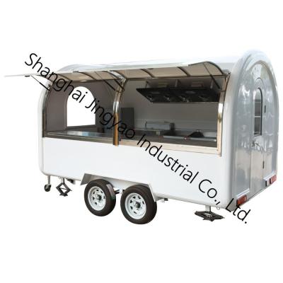 China Boiler Glasvezel Australië Standaardstraat Fast Mobile Food Cart Truck Trailer met keuken Te koop