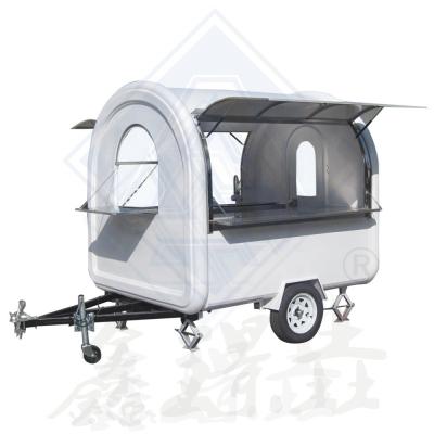 China Food Snack Machines Truck Shop Food Cart with Wheels and Spare Parts After Service for sale