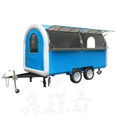 China Customized Color Electric Wheel Food Cart for Snow Cones Hotdog Cart Mobile Food Snack Food for sale