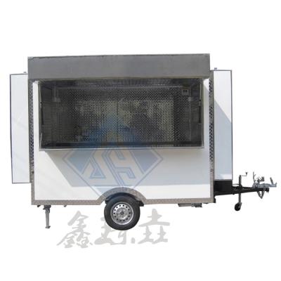 China Electric Mobile Food Trucks Milk Hotdog Food Delivery Cart with and Raw Material Milk for sale