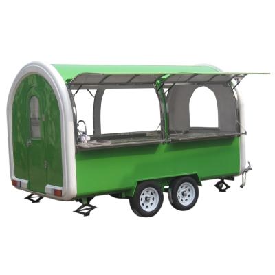 China Donut Mobile Cart for Printing Shops Multifunctional Drinks Vending Trailer for sale