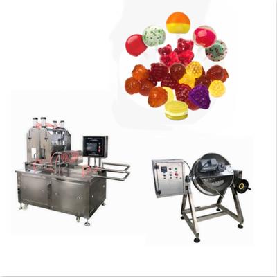 China 1900x980x1700mm Semi Automatic Gummy Candy Depositor Machine for Hard Lollipop Making for sale