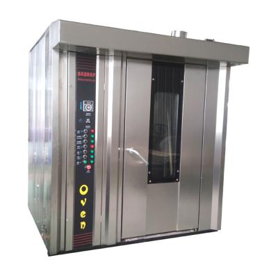 China Electric Bread Baking Oven / 16 Trays Hot Air Rotary Oven For Baking Bread Maker Machine for sale