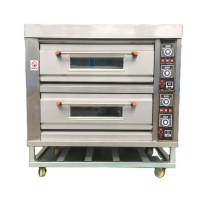 China Commercial Stainless Steel Gas Pizza Oven for Baking Cake and Cookie in Shanghai for sale