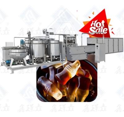 China 8000x2100x2100mm 304 Edelstahl Süßwaren-Produktionslinie für Gummi-Süßigkeiten zu verkaufen