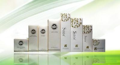 China Silver Corrugated Paperboard Empty Cosmetic Packaging Boxes OEM Offset Printing for sale