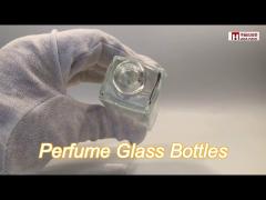 Personalized 100ml Flint Clear Perfume Glass Bottles Packaging