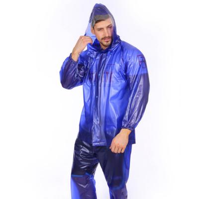 China High Quality Bachelor Rainwear Raincoat Rain Coat Recycling Camping Increasing PVC Reusable Waterproof Raincoat For Men for sale