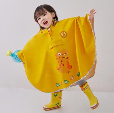 China Bachelor's Raincoat Cartoon Animal Style Poncho Children Rain Coat Hooded Children's Waterproof Raincoat Clothes for sale