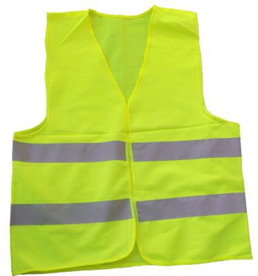 China Safety Water Proof High Visibility Running Vest Cheap Reflective Fluorescent Yellow Waist Belt Vest for sale