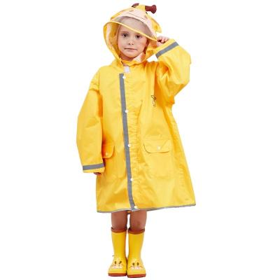 China Fashion 100% PVC Raincoat Kids Cartoon Raincoat Children Rain Jacket With Thick Raincoat School Poncho Jacket For Kids for sale