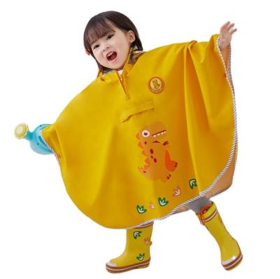 China 2022 Water Proof Child Raincoat Suit For Primary School Children White Clear Clear EVA Waterproof Clothing Kids Raincoat for sale