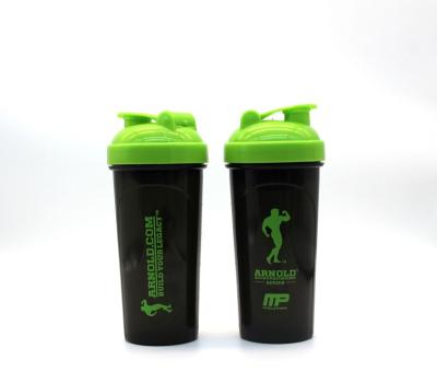 China Viable Hot Sale 700ml PP Protein Shaker Bottle Cups Shaker Bottle Gym Shaker Free Cup With Logo Printing Water Protein Shaker Bottle for sale