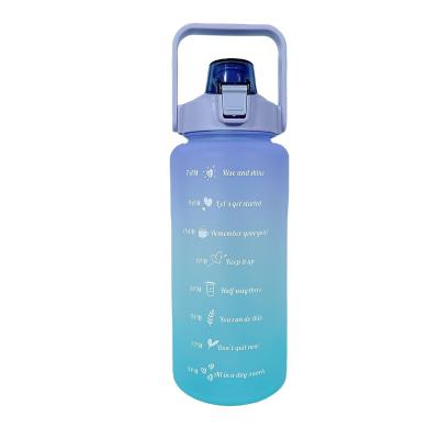 China 32oz Capacity Gym Water Bottle Gym Sustainable Huge Eco-Friendly Sports Water Bottles Plastic Water Bottle For Travel With Straw for sale