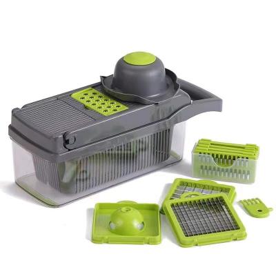 China Multi Functional Household Vegetable Shredder Salad Dicer Convenient Vegetable Cutter Vegetable Cutting Artifact for sale