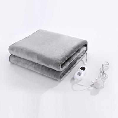 China Folded manufacturers wholesale single synchronized electric flannel blanket double person, three speed temperature regulation for sale