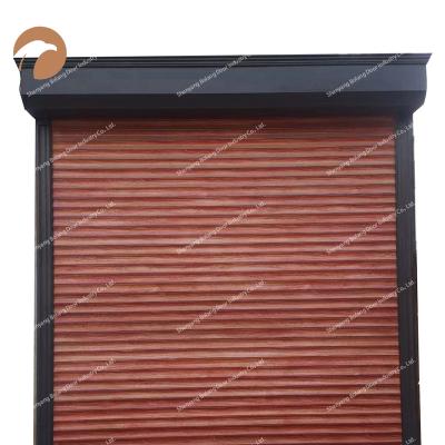 China Exterior Heat Insulation Garage Door Motors Aluminum Alloy Roller Shutter Doors for sale