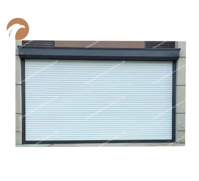 China Low price heat insulation steel electric automatic pull up metal rolling garage door for sale