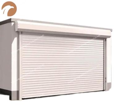 China Outdoor Overhead Automatic Heat Insulation Security Door PU Insulated Patio Roller Shutter for sale