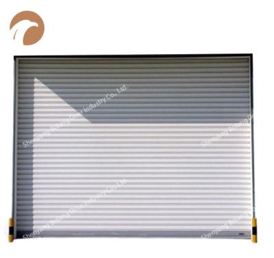 China Heat Insulation Store Containers Roll Folding Shutter Open Rolling Door Automatically for sale