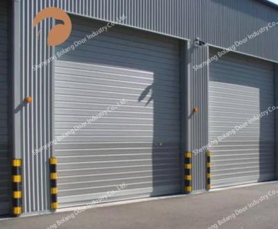 China Industrial Automatic Insulated Windproof Electrical Security Shop Rolling Windproof Door for sale